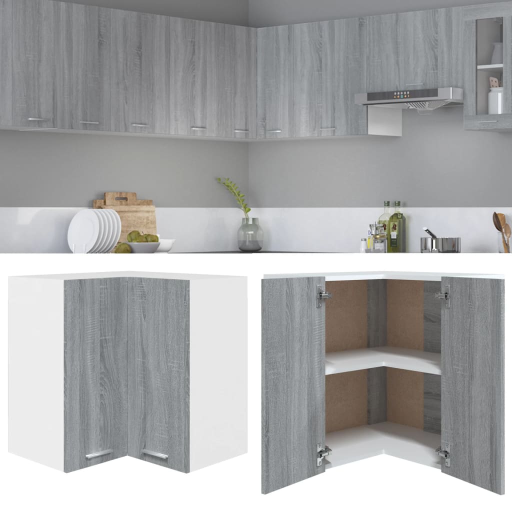 Mobile Con Cassetto “Lyon” 40X46X81,5 Grigio Sonoma