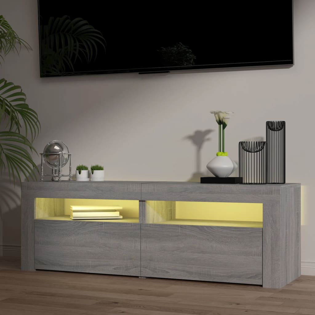 Mobile Porta Tv Con Luci Led 120X35X40 Cmcm