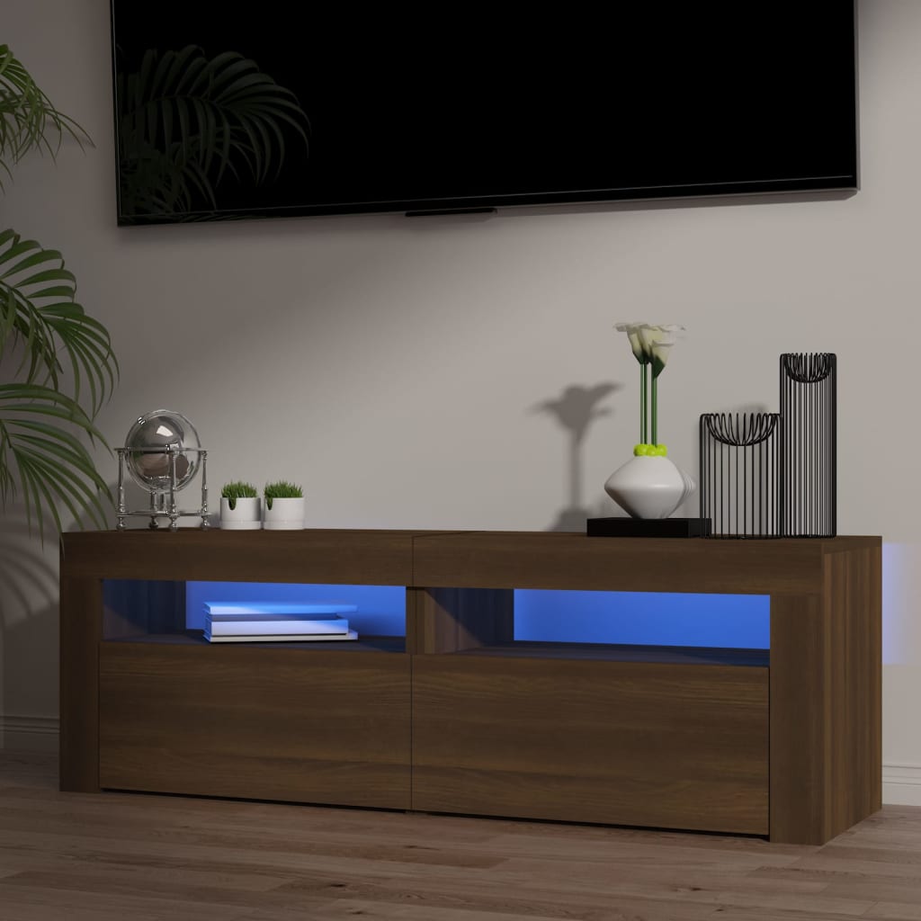 Mobile Porta Tv Con Luci Led 120X35X40 Cmcm