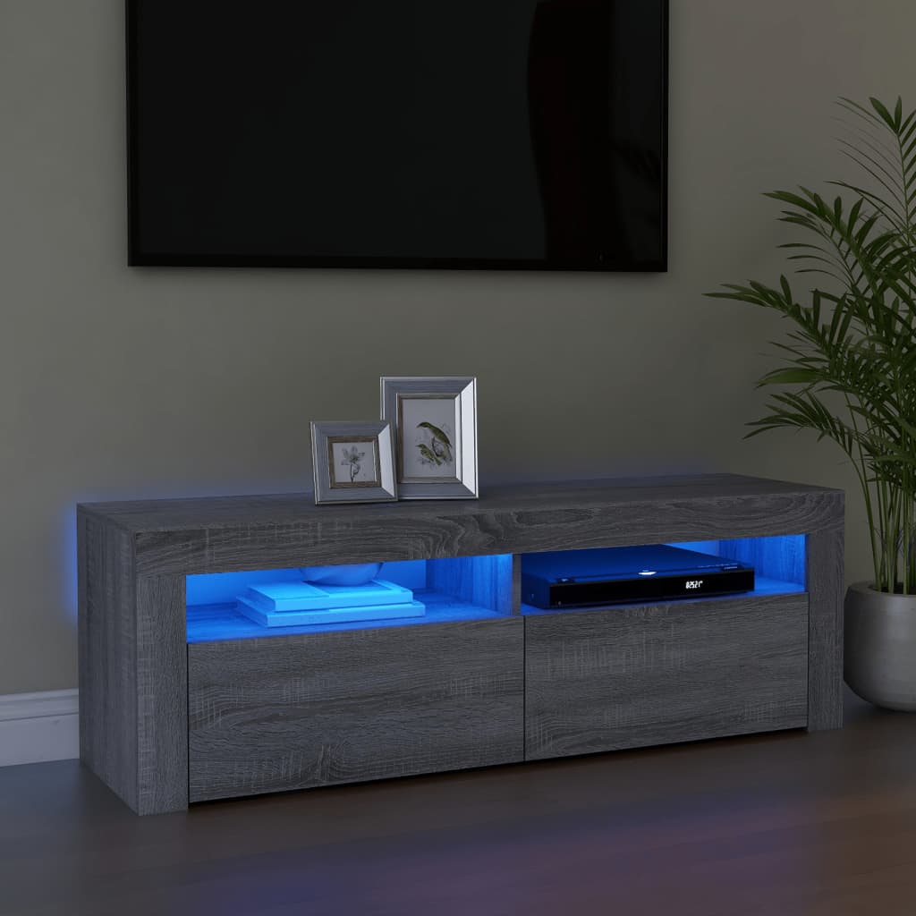 Mobile Porta Tv Con Led 120X35X40 Cm Multistrato