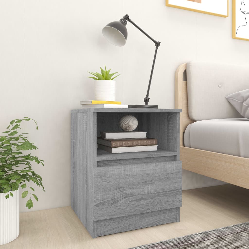 Comodino 40X40X50 Cm In Legno Multistrato