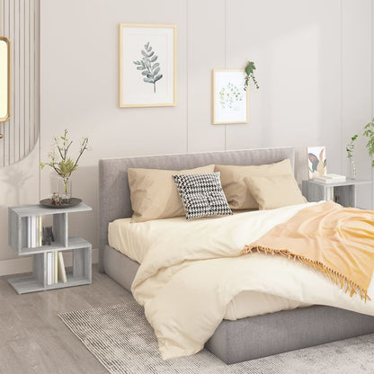 Comodini 2Pz 50X30X51,5 Cm Legno Multistrato