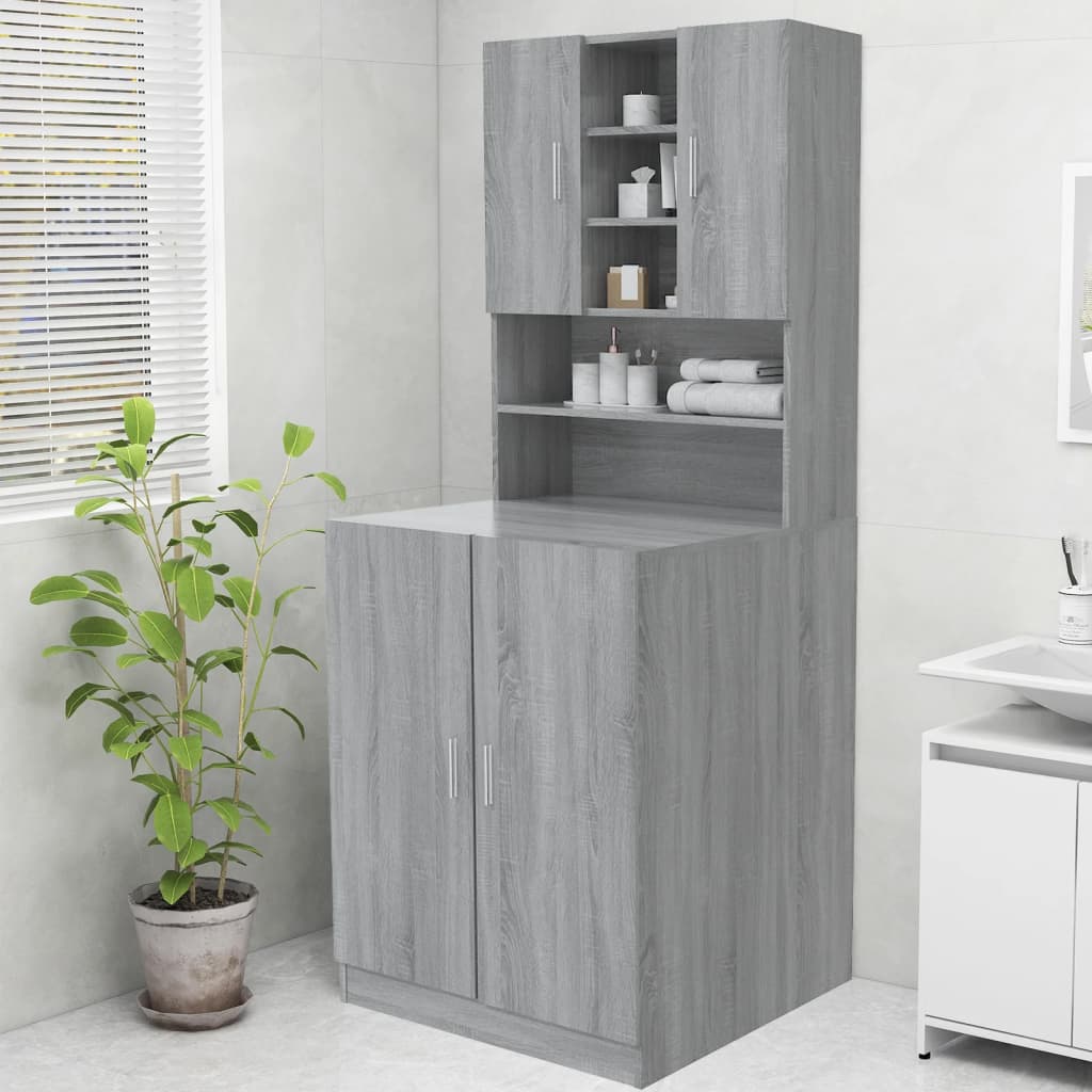 Mobile Per Lavatrice 70,5X25,5X90 Cm