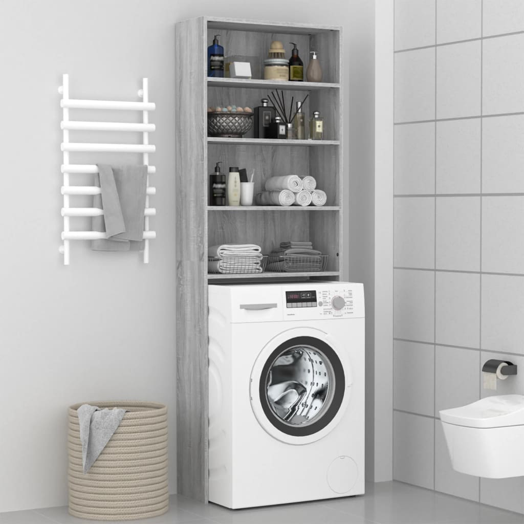 Mobile Per Lavatrice 64X24X190 Cm
