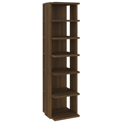 Scarpiere 2 Pz Marrone Rovere 27,5X27X102 Cm In Multistrato