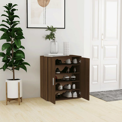 Scarpiera In Legno Multistrato Rovere Marrone