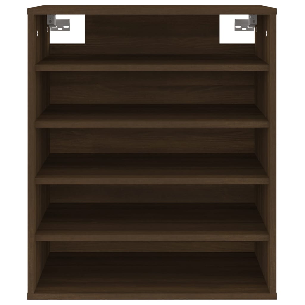 Scarpiera In Legno Multistrato Rovere Marrone