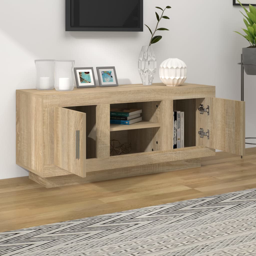 Mobile Porta Tv 102X35X45 Cm In Legno Multistrato