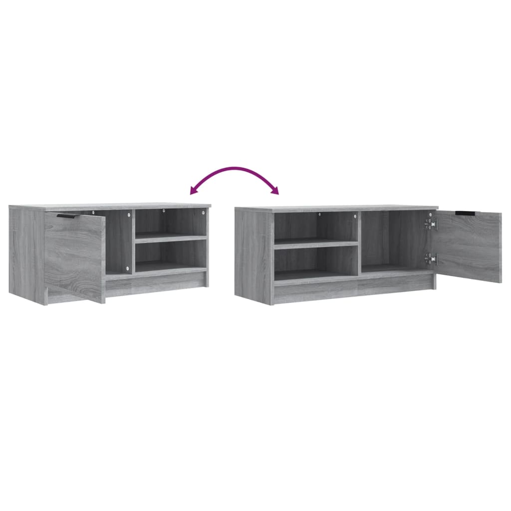 Mobile Tv 80X35X36,5 Cm In Legno Multistrato