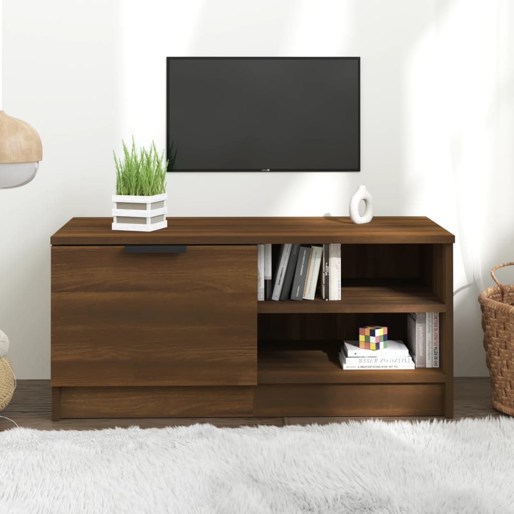 Mobile Tv 80X35X36,5 Cm In Legno Multistrato
