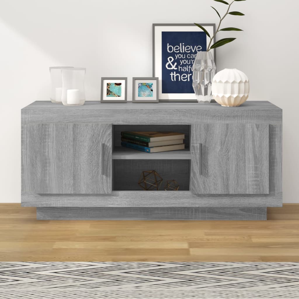 Mobile Porta Tv 102X35X45 Cm In Legno Multistrato