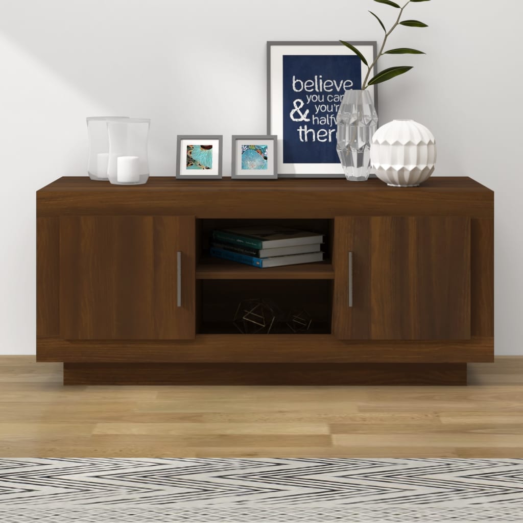 Mobile Porta Tv 102X35X45 Cm In Legno Multistrato