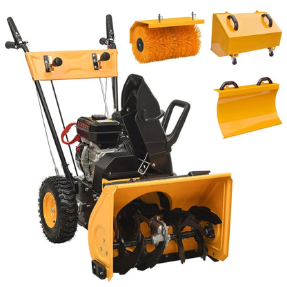 Spazzaneve E Spalaneve 2 In 1 A Benzina 6,5 Hp