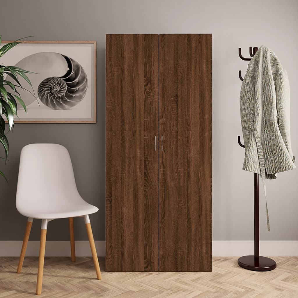 Scarpiera 80X35,5X180 Cm In Legno Multistrato
