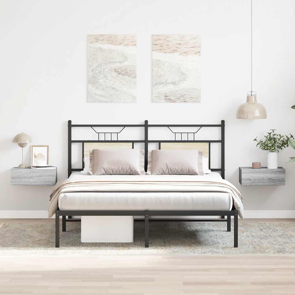 Comodini Pensili 2Pz 40X32X15 Cm Legno Multistrato