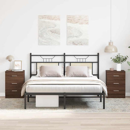 Comodini 2 Pz 38X35X55 Cm In Legno Multistrato