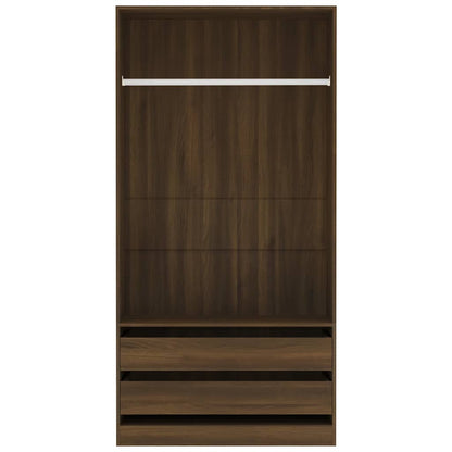 Armadio In Legno Multistrato Rovere Marrone