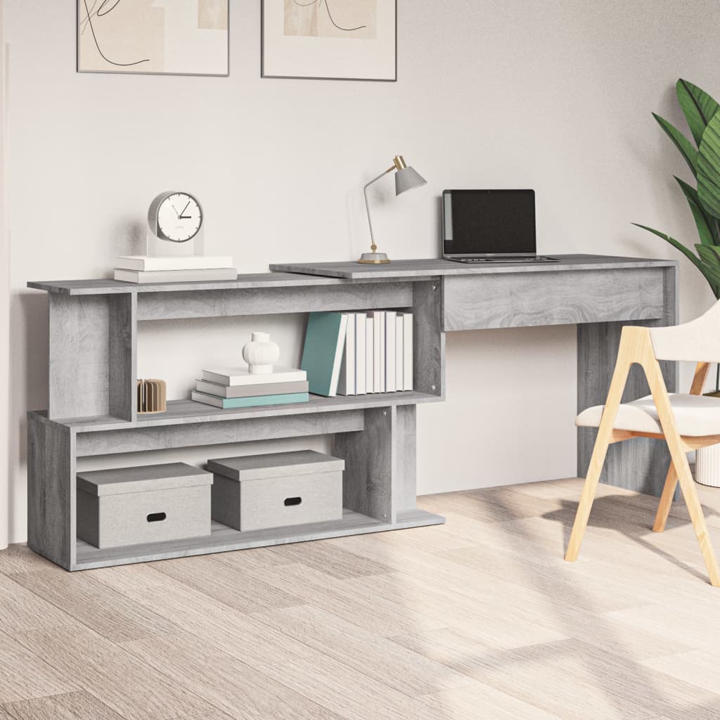 Scrivania Angolo 200X50X76 Cm Legno Multistrato