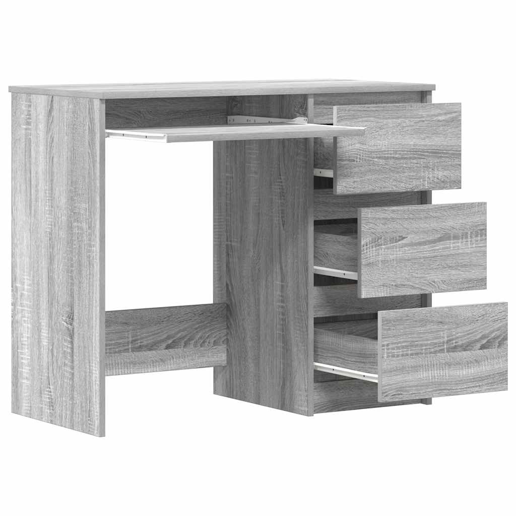 Scrivania 90X45X76 Cm In Legno Multistrato