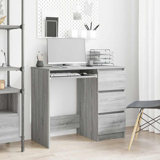 Scrivania 90X45X76 Cm In Legno Multistrato