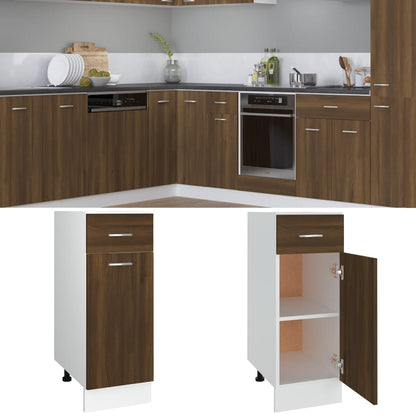 Mobile Da Forno Lyon 60X46X81,5 Cm Rovere Marrone