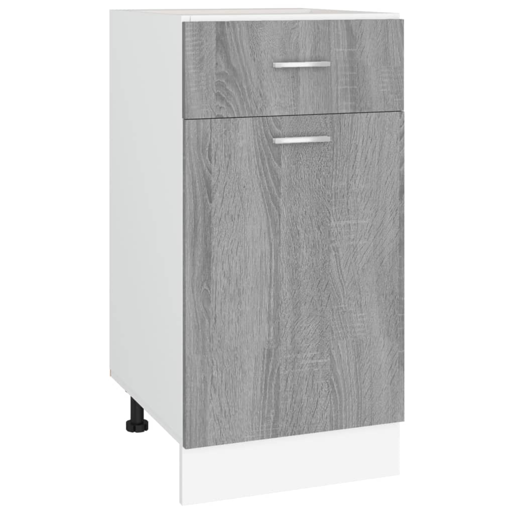 Mobile Con Cassetto “Lyon” 40X46X81,5 Grigio Sonoma