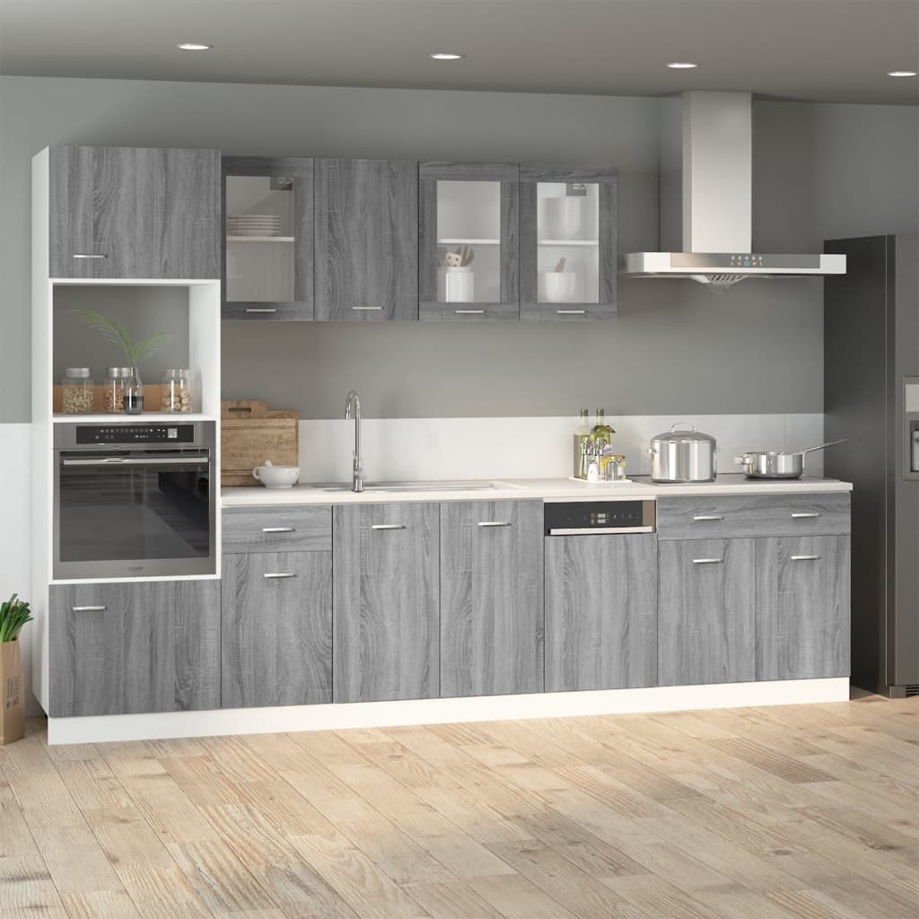 Mobile Con Cassetto “Lyon” 40X46X81,5 Grigio Sonoma