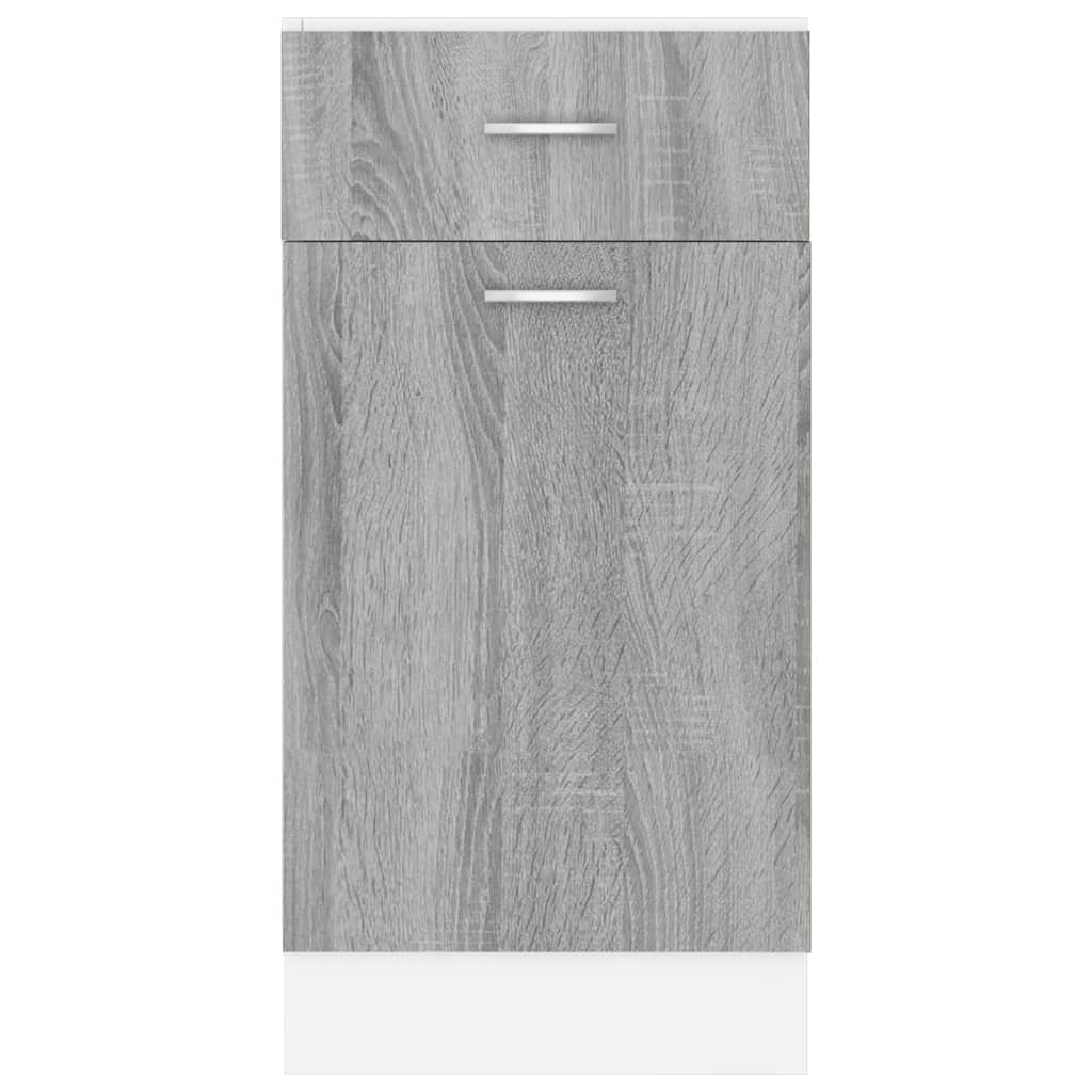 Mobile Con Cassetto “Lyon” 40X46X81,5 Grigio Sonoma