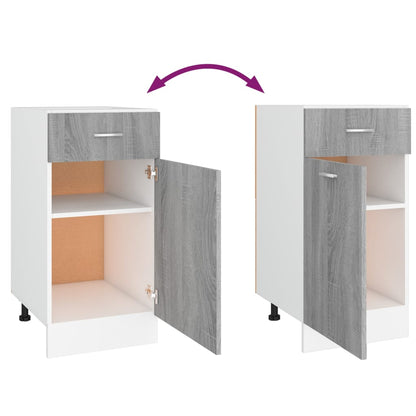 Mobile Con Cassetto “Lyon” 40X46X81,5 Grigio Sonoma