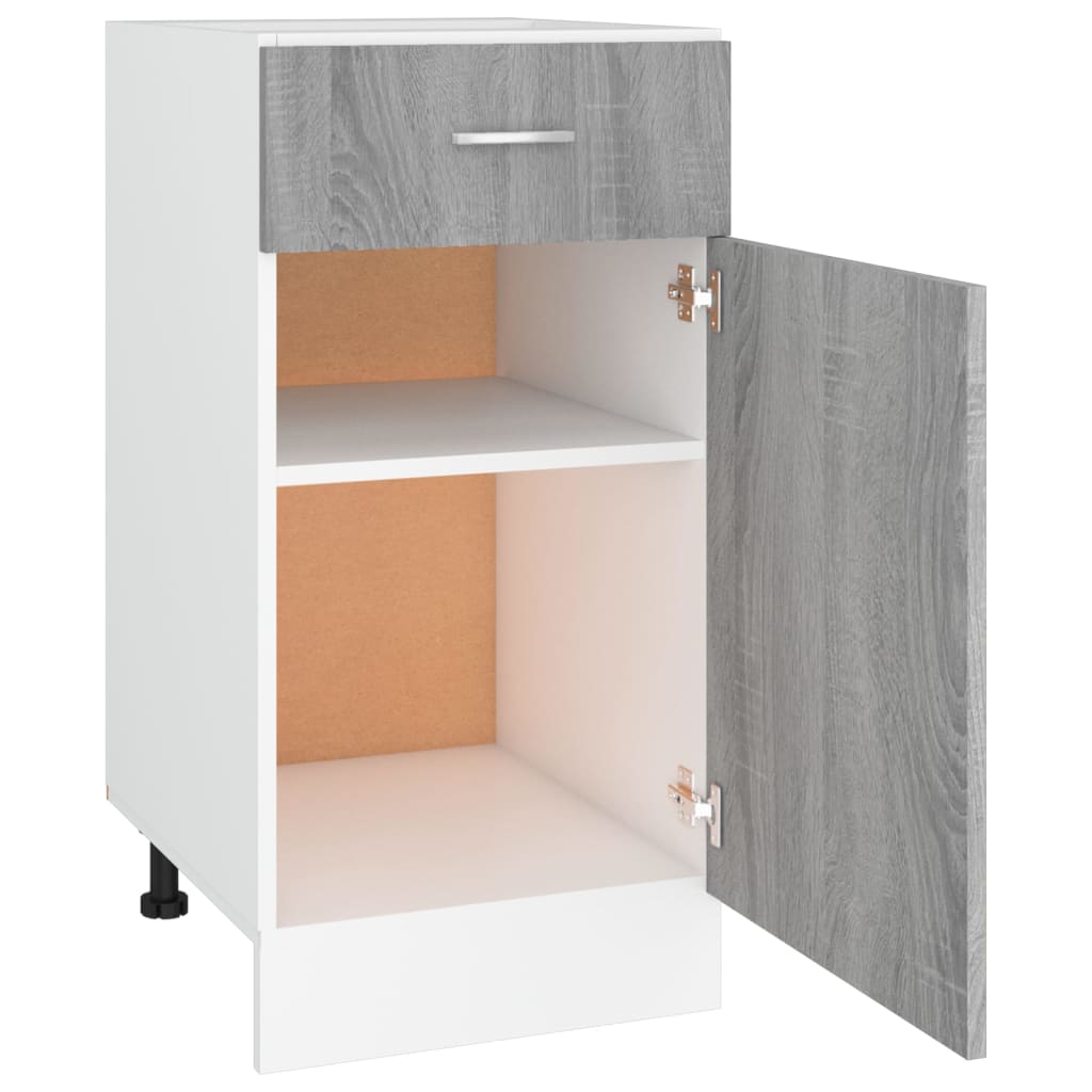 Mobile Con Cassetto “Lyon” 40X46X81,5 Grigio Sonoma