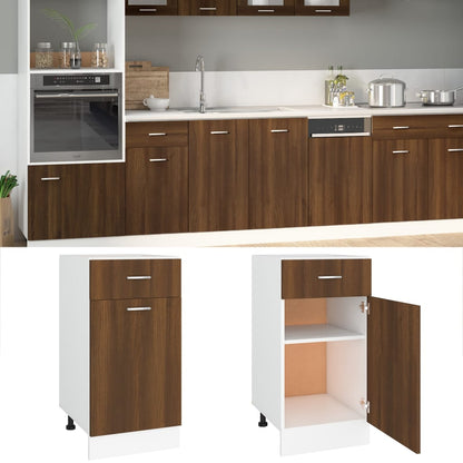 Mobile Da Forno Lyon 60X46X81,5 Cm Rovere Marrone