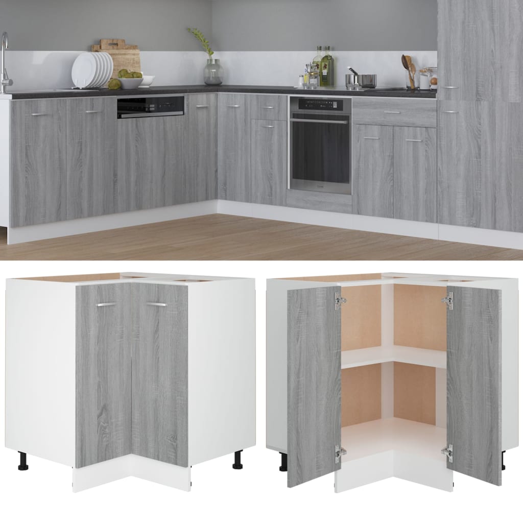 Mobile Con Cassetto “Lyon” 40X46X81,5 Grigio Sonoma