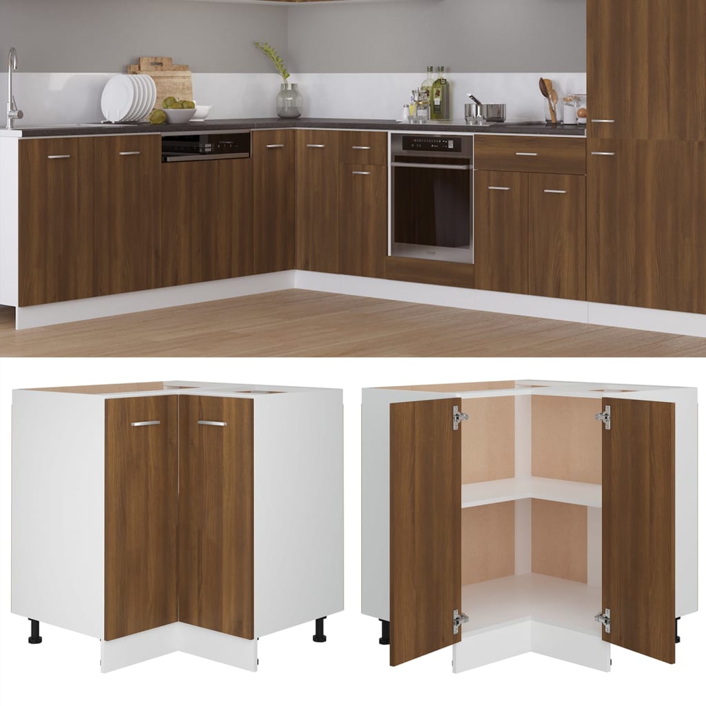 Mobile Da Forno Lyon 60X46X81,5 Cm Rovere Marrone