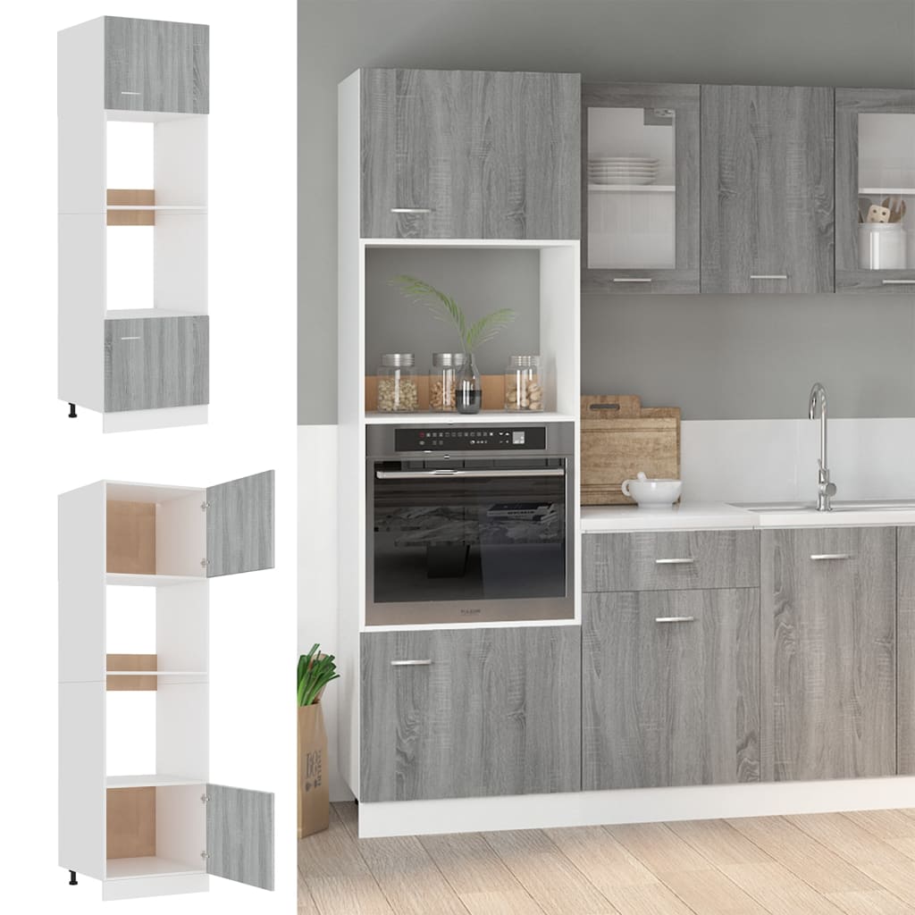 Mobile Con Cassetto “Lyon” 40X46X81,5 Grigio Sonoma
