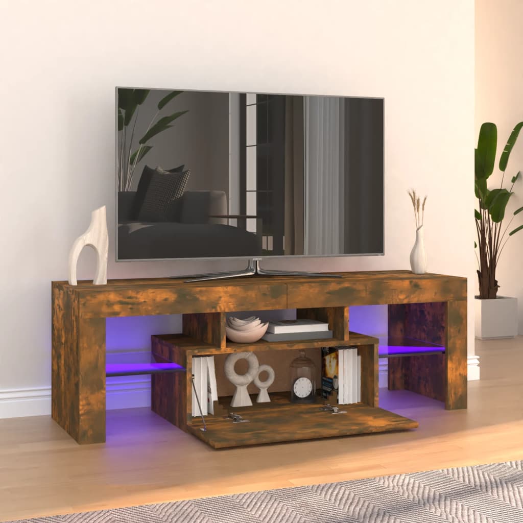 Mobile Porta Tv Con Led 120X36,5X40 Cm Multistrato