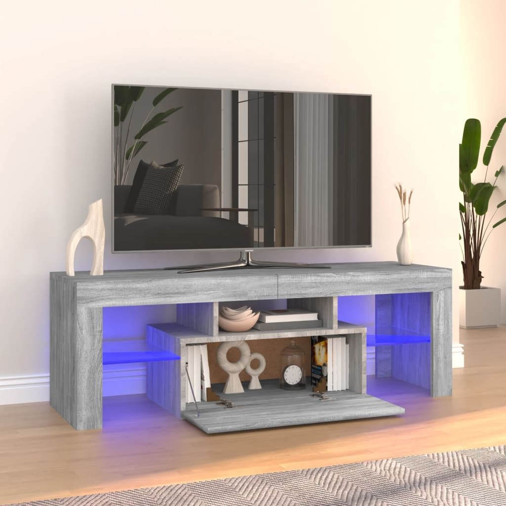 Mobile Porta Tv Con Led 120X36,5X40 Cm Multistrato