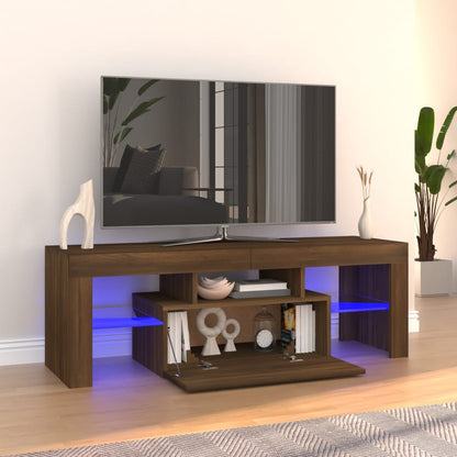 Mobile Porta Tv Con Led 120X36,5X40 Cm Multistrato