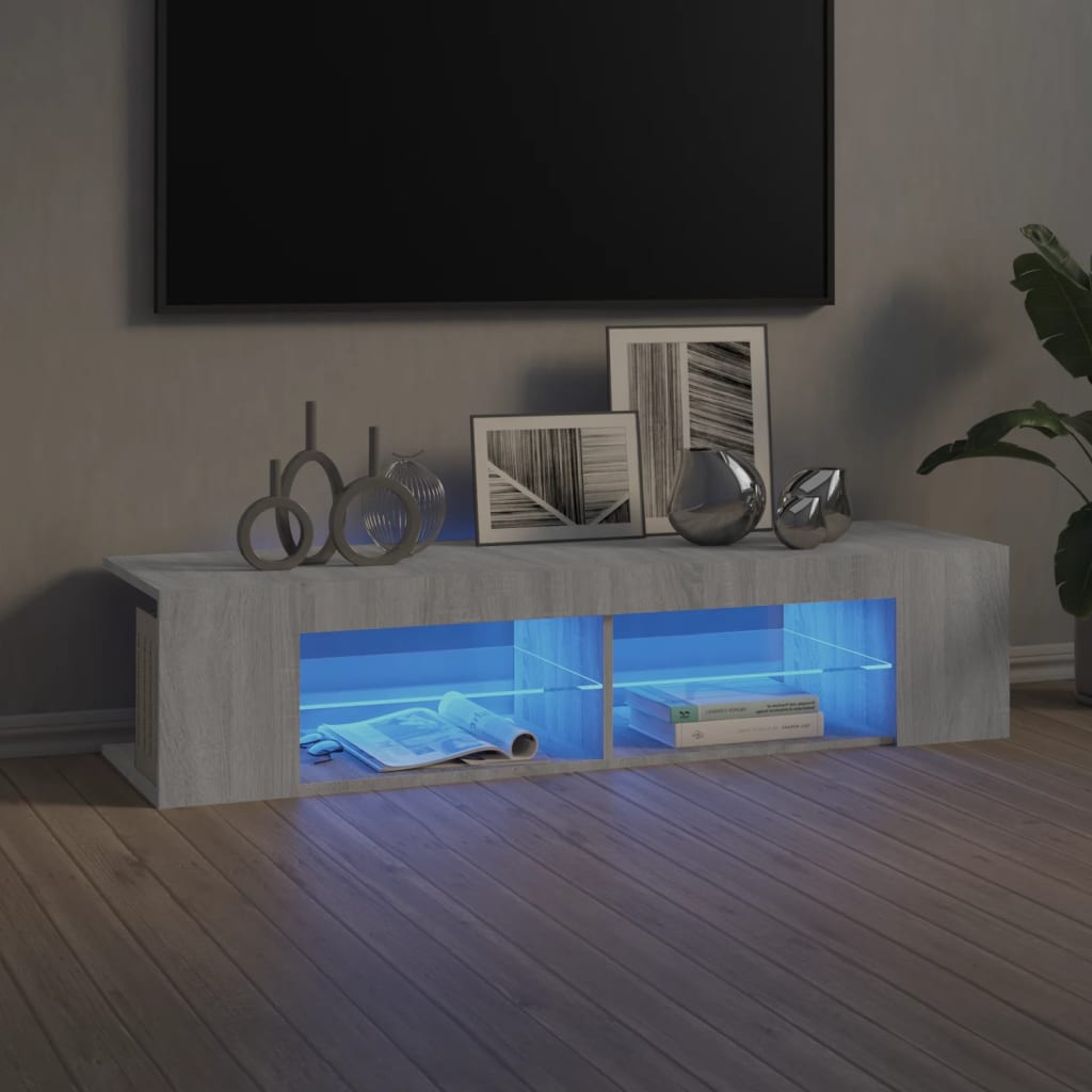Mobile Porta Tv Con Luci Led 135X39X30 Cm