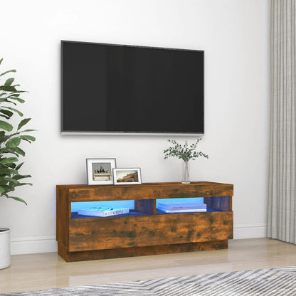 Mobile Porta Tv Con Luci Led 100X35X40 Cm