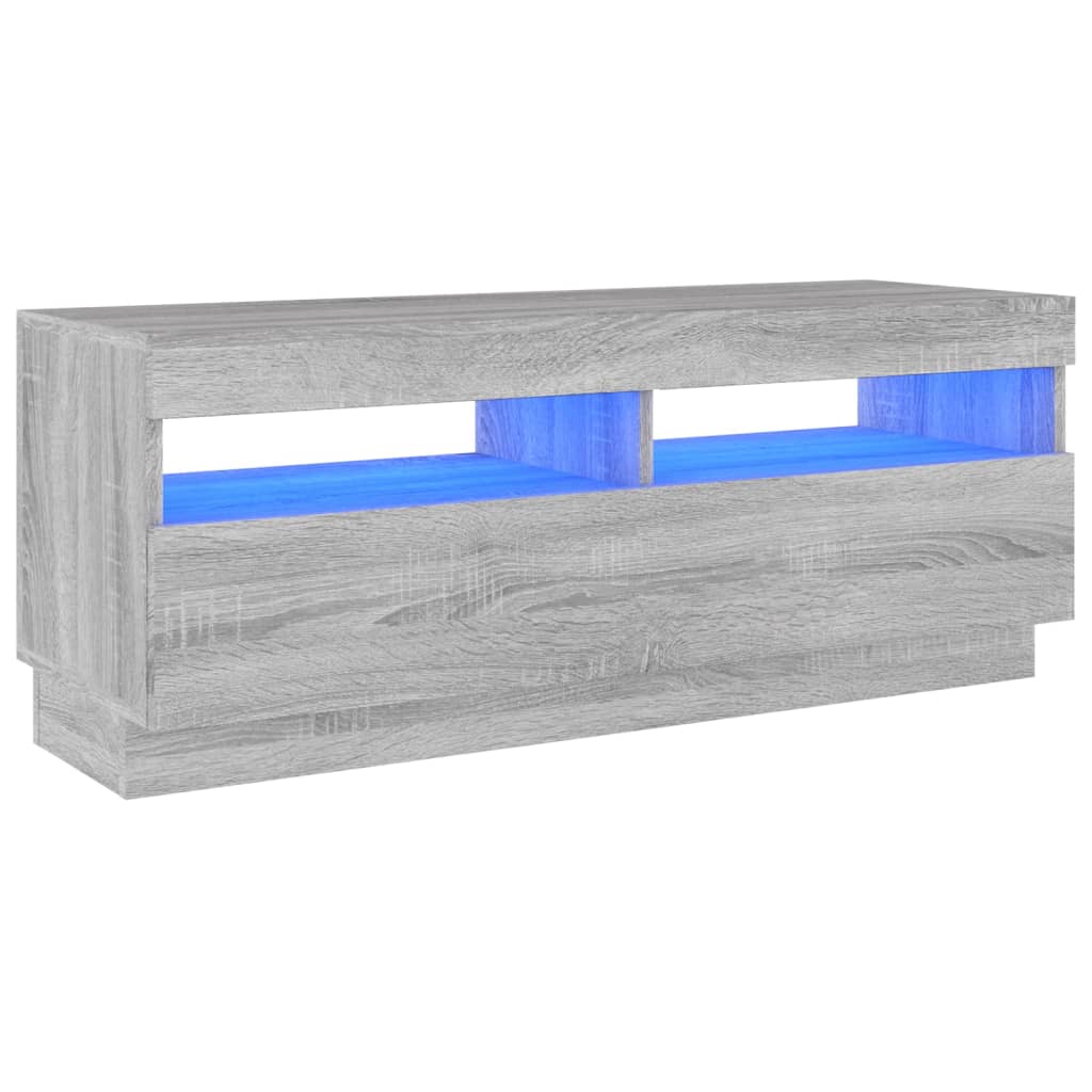 Mobile Porta Tv Con Luci Led 100X35X40 Cm