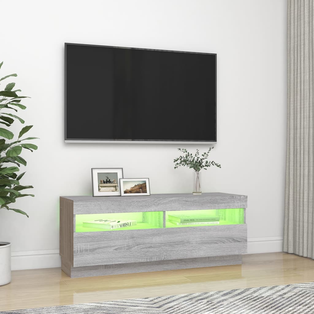 Mobile Porta Tv Con Luci Led 100X35X40 Cm