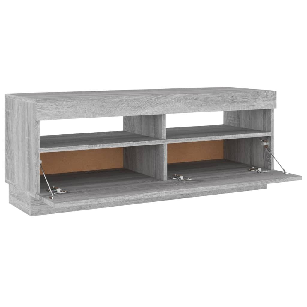 Mobile Porta Tv Con Luci Led 100X35X40 Cm