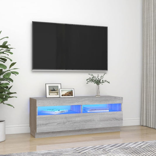 Mobile Porta Tv Con Luci Led 100X35X40 Cm