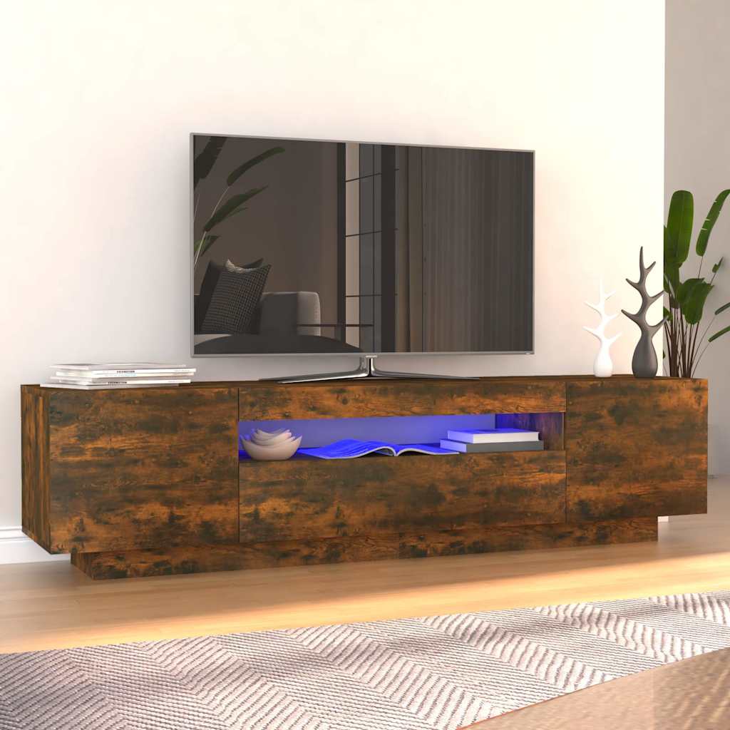 Mobile Porta Tv Con Led 160X35X40 Cm Truciolato