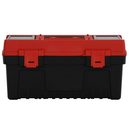 Set Cassette Degli Attrezzi 2 Pz Nero E Rosso In Polipropilene