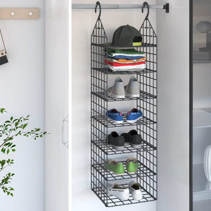 Organizer Per Armadio Da Appendere Con 7 Ripiani