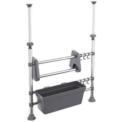 Organizer Da Cucina Regolabile In Alluminio