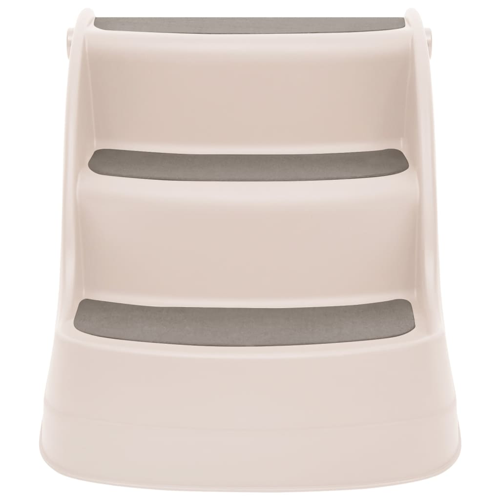 Scala Per Cani Pieghevole Con 3 Gradini 50X38X38 Cm In Plastica