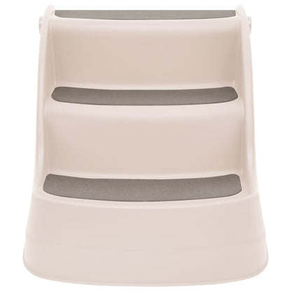 Scala Per Cani Pieghevole Con 3 Gradini 50X38X38 Cm In Plastica
