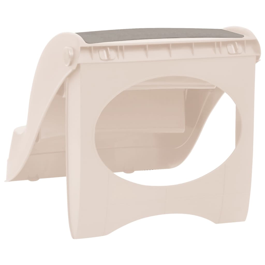 Scala Per Cani Pieghevole Con 3 Gradini 50X38X38 Cm In Plastica